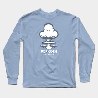 Pop Corn - Not Nukes (Blue) Long Sleeve T-Shirt